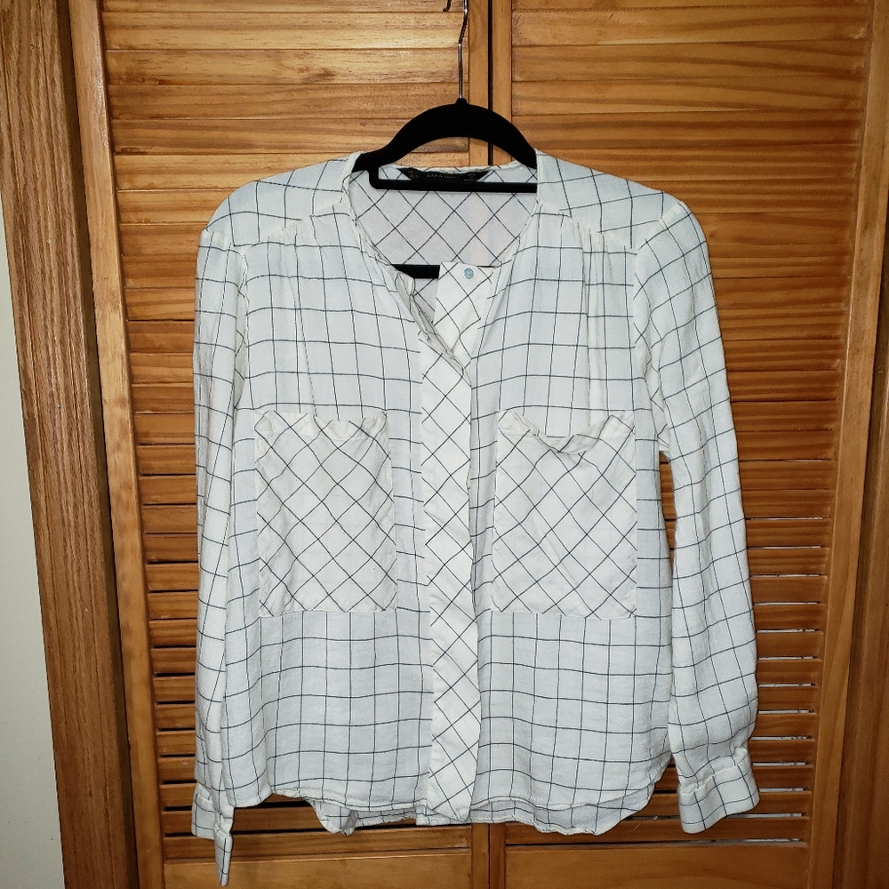 Zara Button Front, Breast pockets, Large s…
